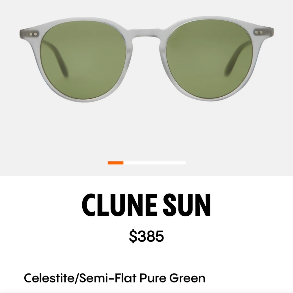 COPY - Garrett Leight Clune Cele sunglasses.Perfect condition. No signs of use.…